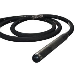 Vibrator de beton compatibil cu convertizor Wacker Neuson IREN 58/042/10 GV, cap vibrant 58 mm cu protectie de cauciuc