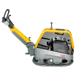 Placa compactoare reversibila Wacker Neuson DPU6260Hehp, diesel, pornire electrica, greutate 475 kg, forta de impact 62 kN, contor ore de functionare, extensie talpa