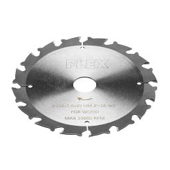 Disc fierastrau circular Flex 517682, D128x1.6 / 1.0x20 mm, HM Z = 16 WZ, 16 dinti
