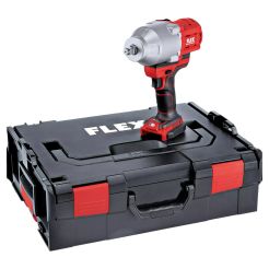 Masina de insurubat cu impact Flex IW 1/2" 950 18.0-EC, patrat 1/2", cuplu maxim 950 Nm, compatibila cu acumulatori Li-Ion 18 V, in valiza  L-BOXX®