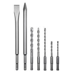 Set mixt 7 bucati Flex CH/HD 2-C Set SDS-plus, 533612, SDS-plus, burghie 2 taisuri