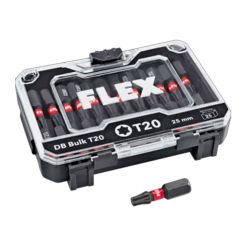 Set 15 biti pentru insurubat Flex 534158, PH2, prindere E63, lungime 50 mm