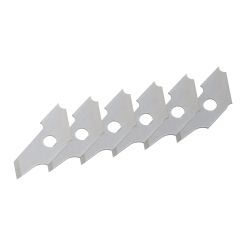 Set 6 lame de schimb Wolfcraft 5893000, pentru cutterul de taiat circular si pentru zencuitorul gaurilor in pereti de gips-carton