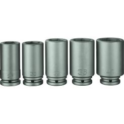 Set 5 chei tubulare impact Fein 62405323020, 3/4", 27 - 41mm