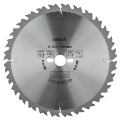 Panza pentru fierastrau circular de masa Wolfcraft 6662000, diametru 300 mm, diametru interior disc 30 mm, latime taiere 3.2 mm, 28 dinti, seria verde.
