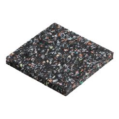 Placa cauciuc pentru constructii terasa lemn Wolfcraft 6987000, 90 x 90 x 10 mm, set 20 bucati