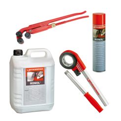 Clichet cu maner pentru filiere Rothenberger 070840X, 1/4" - 1.1/4''