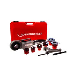 Masina de filetat electrica Rothenberger Supertronic 2000-Set, 1010 W, cu 6 capete de filetat BSPT R 1/2" -  2" 
