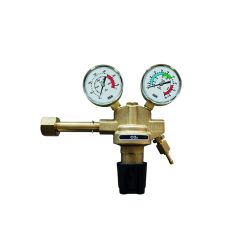Regulator presiune gaz industrial cu doua manometre pentru butelie reincarcabila Telwin 722346