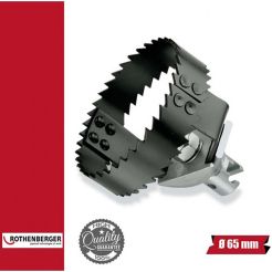 Freza sferica cu doua sensuri Rothenberger 72265, 65 mm