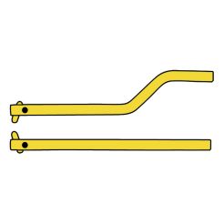 Set brate profilate XA8 pentru sudura in puncte Telwin 803154, 350 mm, cu electrozi