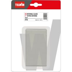Sticla de protectie transparenta interioara pentru masca de sudura Telwin 804101, 50X095 mm, 2 buc.