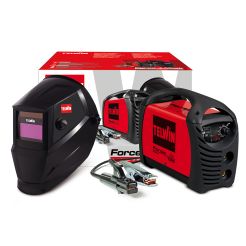 Invertor sudura MMA Telwin FORCE165ACXM, 150 A, electrozi 1.6-4 mm, masca sudura, cu accesorii