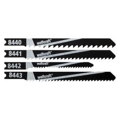 Set 10 panze pentru fierastrau pendular Wolfcraft 8440000, prindere in U, pentru lemn, adancime taiere 15 / 30 / 40 / 50 mm