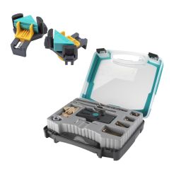 Set pentru proiecte imbinari de colţ invizibile Wolfcraft 8629000 pentru imbinari ascunse cu suruburi la unghi de 90°