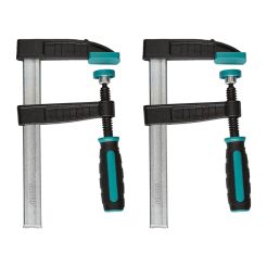 2 x Menghine cu surub 80/150mm Wolfcraft 8645000 ideala pentru proiecte de bricolaj