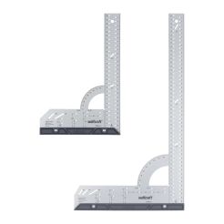 1 Set de echere universale Wolfcraft 8654000, 2 echere pentru masurare, marcare, trasare și taiere ghidata