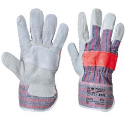 Manusi Classic Canadian Rigger Portwest model A209, marime XL, culoare Gri, fit R, 12 buc/set