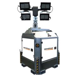 Turn de iluminat cu generator Generac LT CUBE+ SUPER K Z482 4x320W Led, inaltime catarg 8.4 m, 167300 lm, 5 kVA, motor Kubota