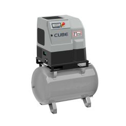 Compresor cu surub Fini CUBE 7.5-10-270 ES Z, 270 l galvanizata, 7.5 kW, 10 bar, 1050 l/min, cu uscator