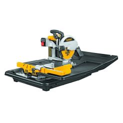 Masina de taiat in mediu umed cu disc diamantat Dewalt D24000, 1600 W, diametru disc 250 mm, pentru marmura, granit si placi ceramice