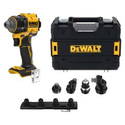 Masina de insurubat cu impact cu 4 capete interschimbabile DeWalt DCD803NT, fara acumulator 18V XR, 73 Nm, cutie TSTAK