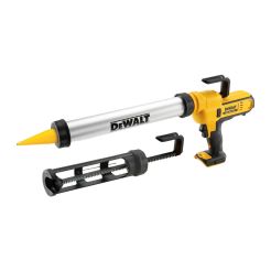 Pistol pentru silicon compatibil cu acumulator Li-Ion 18 V XR Dewalt DCE581NK, 2500N, 300-600ml, suport cartus, valiza transport