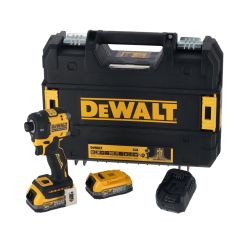 Masina de insurubat cu impact Dewalt DCF870E2T, 18V, cuplu maxim 56Nm,2 acumulatori POWERSTACK 1.7Ah,valiza TSTAK