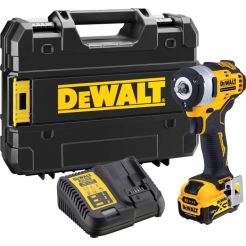 Masina de insurubat cu impact Dewalt DCF903P1, cu acumulator XR 12V / 5.0Ah, cuplu maxim 340 Nm, prindere 3/8", in cutie TSTAK