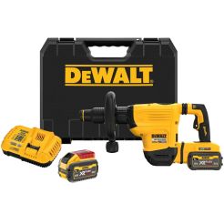 Ciocan demolator SDS-Max Dewalt DCH832X2, 10.5 J, cu 2 acumulatori XR Flexvolt 54 V / 9.0 Ah