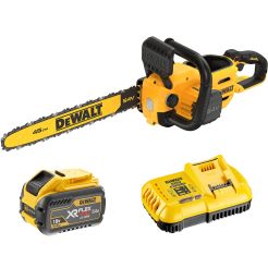 Fierastrau cu lant DeWalt DCMCS574X1, sina 45 cm, viteza lant 15 m/s, cu acumulator XR FLEXVOLT 54V /3.0 Ah