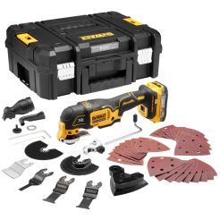 Masina multifunctionala Dewalt DCS356E1T, cu 1 acumulator PowerStack 18V / 1.7Ah in cutie TSTAK II