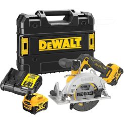 Fierastrau circular de mana DeWALT DCS512P2, cu 2 acumulatori XR 12V / 5.0 Ah, disc 140 mm, cutie TSTAK