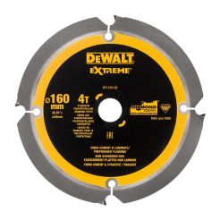 Disc Dewalt DT1470 pentru fierastrau circular, D 160x20x1.8 mm, 4 dinti, taiere fibrociment, seria Extreme