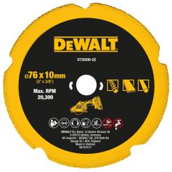 Disc diamantat DeWalt DT20590, pentru debitat multimaterial, D76 x 10 mm