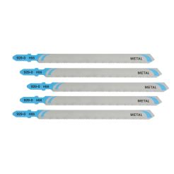 Set 5 panze HSS pentru fierastrau pendular DeWalt DT2085, 132 x 1.2 mm, metal