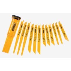 Set 12 lame High Performance diverse fierastrau sabie Dewalt DT2445, 152 - 228 mm