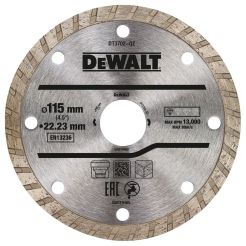 Disc diamantat Dewalt DT3702, D 115x22.23x2.1 mm, taiere in zidarie, beton si tigla