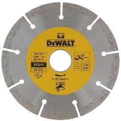 Disc diamantat de taiere segmentat Dewalt DT3711, D 125x22.2x1.8 mm, taiere uscata