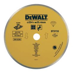 Disc diamantat Dewalt DT3733, D 254x25.4x1.6 mm, taiere placi ceramice