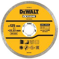 Disc diamantat Dewalt DT3736, D 125x22.23x1.6 mm, taieri in  materiale extrem de dure