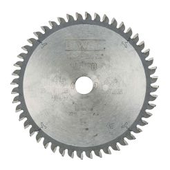 Disc Dewalt DT4087 pentru fierastrau circular, D 165x20x2.6 mm, 48 dinti, pentru taiere aluminiu, seria Extreme