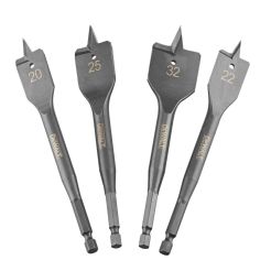 Set 4 burghie plate pentru lemn DeWALT DT4797, prindere 1/4