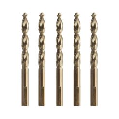 Set 5 burghie pentru metal DeWALT DT4944, tip HSS-E, cobalt, 10.5x87x133 mm