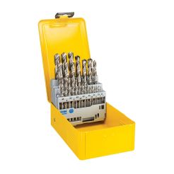Set 29 burghie pentru metal DeWALT DT5929, tip HSS-G, 1.0 - 13.0 mm, tija cilindrica, in caseta plastic