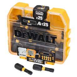 Bit impact Extreme® Flextorq DeWALT DT70558T, T25 x 25 mm, set 25 bucati, cutie Tic-Tac
