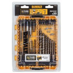 Set insurubare si gaurire Extreme 2 Dewalt DT70756, 35 piese, cutie mica TOUGHCASE™