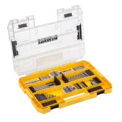 Set insurubare si gaurire Extreme Dewalt DT70762, 85 piese, cutie mare TOUGHCASE™