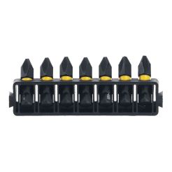 Set 7 biti FLEXTORQ, DeWALT DT70807, PH2 x 25 mm, cu un suport compatibil cu sistemul TOUGHCASE