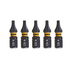 Set 5 biti Extreme DeWALT DT7379T, TX10 x 25 mm, FLEXTORQ